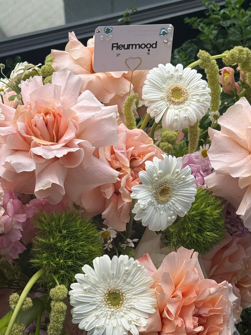 Darling Peach Flower Box