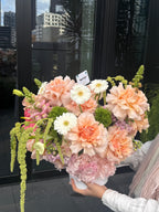Darling Peach Flower Box