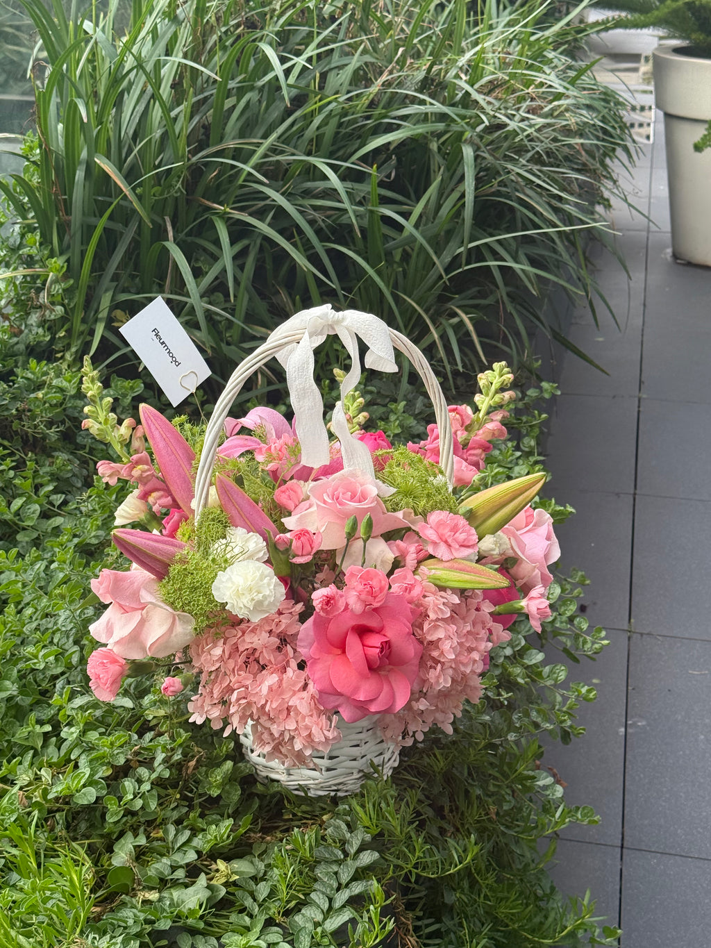 Soft Bloom Reverie Basket